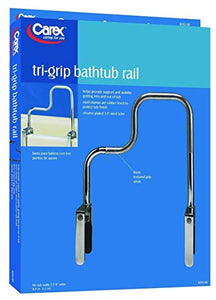 Tri-Grip Bathtub Rail