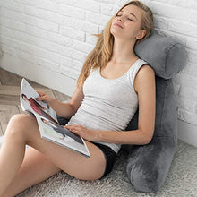 Load image into Gallery viewer, Bedrest Pillows with Arm Rests and Neck Roll
