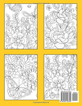 Load image into Gallery viewer, Large Print Adult Coloring Book: Flowers &amp; Easy Designs
