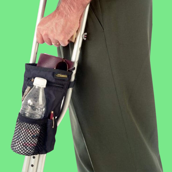 Universal Crutch Pouch with 4 Pockets