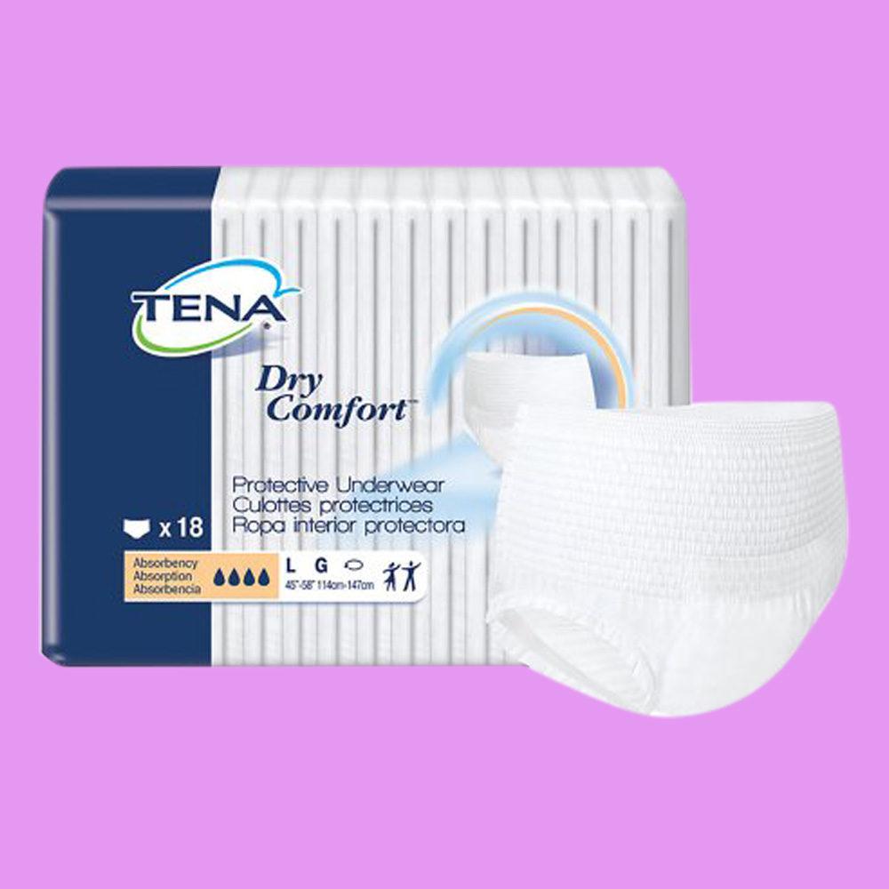 Tena Dry Comfort; Moderate Absorption Large (72pcs)
