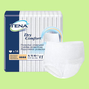 Tena Dry Comfort; Moderate Absorption Extra Large (56pcs)