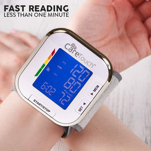 Automatic Wrist Blood Pressure Cuff Monitor